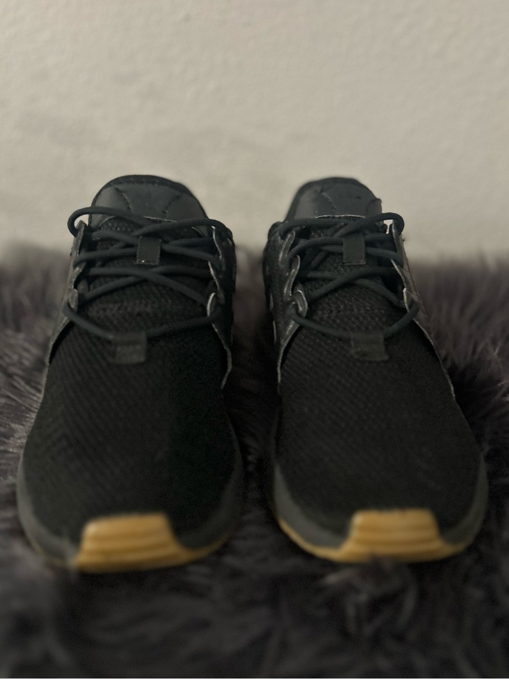 Adidas X_PLR Black Gum Basketball Sneakers
 Black Sneakers Size 4 - Picture 5 of 8